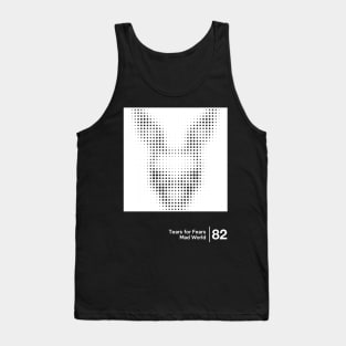 Tears For Fears - Minimalist Graphic Artwork Design Tank Top